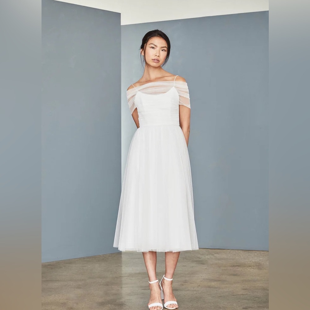 Amsale Little White Dress